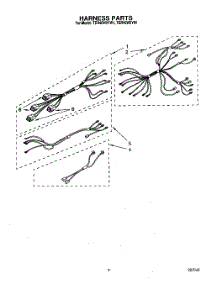 06 - Wiring Harness, Lit / Optional parts for Whirlpool Range TER46W0YN1 / from AppliancePartsPros.com