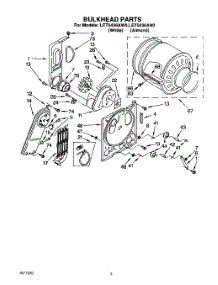 03 - Section parts for Whirlpool Dryer LET5436AN0 / from AppliancePartsPros.com