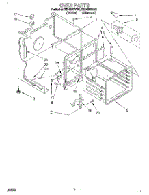 05 - Oven parts for Whirlpool Range TER46W0YN2 / from AppliancePartsPros.com