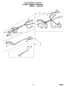 06 - Harness, Lit / Optional parts for Whirlpool Range TER46W0YN2 / from AppliancePartsPros.com