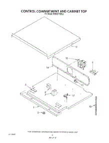 04 - Control Compartment And Cabinet parts for Kitchenaid Oven KEBS277SBL2 / from AppliancePartsPros.com