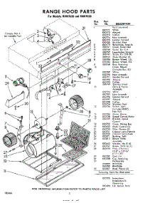 02 - Section parts for Whirlpool RHH7636 / from AppliancePartsPros.com