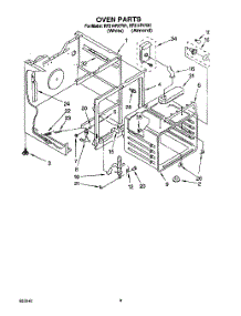 05 - Oven parts for Whirlpool Range RF314PXYN1 / from AppliancePartsPros.com