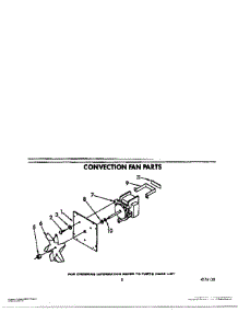 04 - Convection Fan parts for Kitchenaid Oven KEBS277WAL2 / from AppliancePartsPros.com