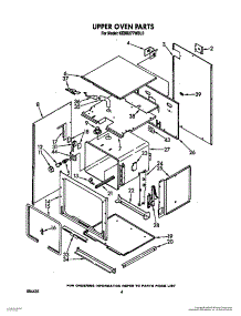 03 - Upper Oven parts for Kitchenaid Oven KEBS277WBL0 / from AppliancePartsPros.com