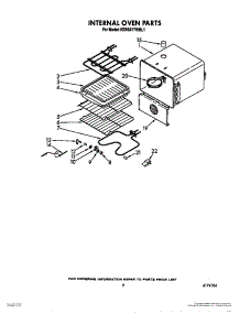 07 - Internal Oven parts for Kitchenaid Oven KEBS277WBL1 / from AppliancePartsPros.com