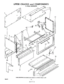10 - Upper Chassis parts for Whirlpool RHM955PW / from AppliancePartsPros.com