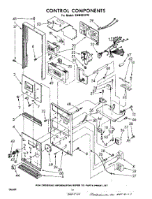 14 - Control parts for Whirlpool RHM955PW / from AppliancePartsPros.com