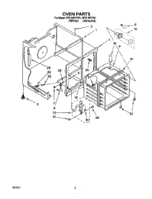 05 - Oven parts for Whirlpool Range RF315PCYN1 / from AppliancePartsPros.com