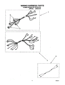 06 - Wiring Harness, Optional parts for Whirlpool Range RF315PCYN1 / from AppliancePartsPros.com