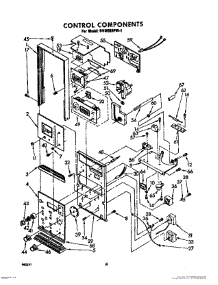 14 - Control parts for Whirlpool RHM955PW1 / from AppliancePartsPros.com