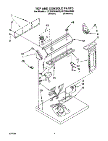 02 - Section parts for Whirlpool Dryer LET6638AN0 / from AppliancePartsPros.com