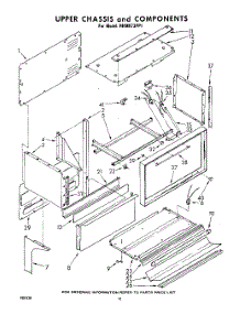 10 - Upper Chassis parts for Whirlpool Wall Oven RHM973PP1 / from AppliancePartsPros.com