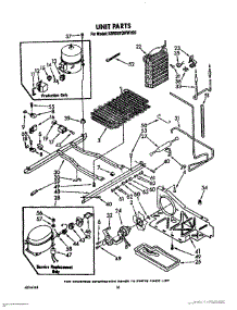 10 - Unit parts for Kitchenaid Refrigerator KSRB27QWAL00 / from AppliancePartsPros.com