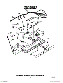 12 - Control parts for Kitchenaid Refrigerator KSRB27QWAL00 / from AppliancePartsPros.com