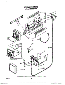 13 - Icemaker, Not Illustrated parts for Kitchenaid Refrigerator KSRB27QWAL00 / from AppliancePartsPros.com