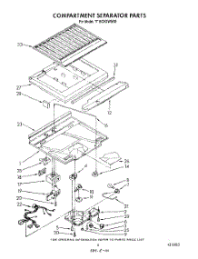 04 - Compartment Separator parts for Whirlpool Refrigerator TT18CKXWN00 / from AppliancePartsPros.com