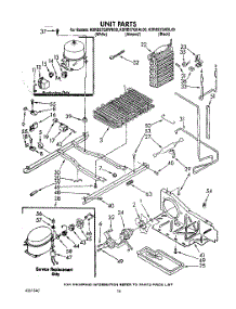 10 - Unit parts for Kitchenaid Refrigerator KSRB27QXAL00 / from AppliancePartsPros.com