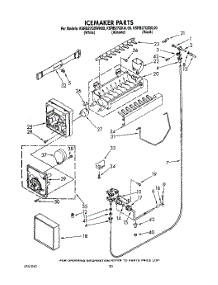 13 - Icemaker, Lit / Optional parts for Kitchenaid Refrigerator KSRB27QXBL00 / from AppliancePartsPros.com