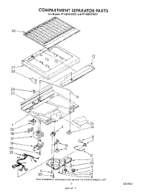 04 - Compartment Separator parts for Whirlpool Refrigerator RT16DKYVG01 / from AppliancePartsPros.com