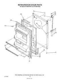 08 - Refrigerator Door , Not Illustrated parts for Whirlpool Refrigerator RT16DKYVG01 / from AppliancePartsPros.com
