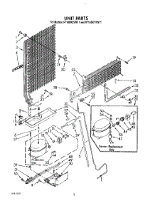 07 - Unit parts for Whirlpool Refrigerator RT16DKYVG11 / from AppliancePartsPros.com