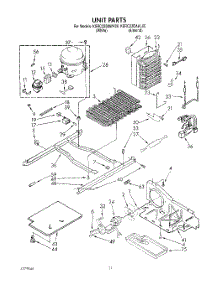 07 - Unit parts for Kitchenaid Refrigerator KSRC22DAAL00 / from AppliancePartsPros.com