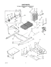 06 - Unit parts for Kitchenaid Refrigerator KSRC22KAAL00 / from AppliancePartsPros.com