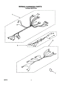 05 - Wiring Harness, Lit / Optional parts for Whirlpool Range RS677PXYQ0 / from AppliancePartsPros.com