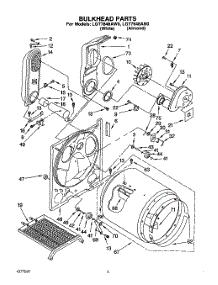 03 - Bulkhead parts for Whirlpool Dryer LGT7848AN0 / from AppliancePartsPros.com