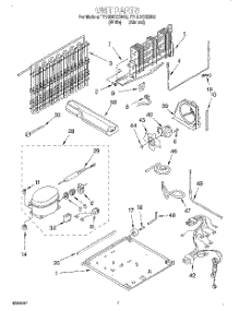 04 - Unit parts for Whirlpool Refrigerator TT18DKXEN02 / from AppliancePartsPros.com