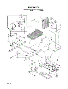 11 - Unit parts for Kitchenaid Refrigerator KSRC25DXAL10 / from AppliancePartsPros.com