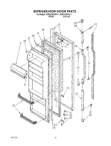 08 - Refrigerator Door parts for Kitchenaid Refrigerator KSRC25DXAL11 / from AppliancePartsPros.com