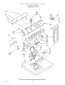 02 - Section parts for Whirlpool Dryer LET7848AZ0 / from AppliancePartsPros.com