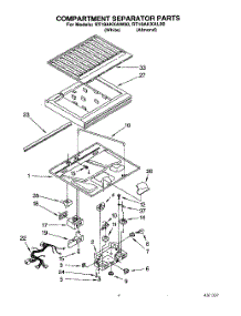 03 - Compartment Separator parts for Whirlpool Refrigerator RT18AKXAL00 / from AppliancePartsPros.com