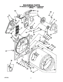 03 - Section parts for Whirlpool Dryer LET8858AN0 / from AppliancePartsPros.com