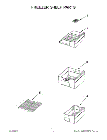 07 - Freezer Shelf Parts parts for Whirlpool Refrigerator WRB551WNBS00 / from AppliancePartsPros.com