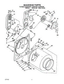 03 - Bulkhead parts for Whirlpool Dryer LGV5634AN0 / from AppliancePartsPros.com