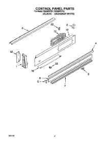 02 - Control Panel parts for Whirlpool Range RS696PXYQ1 / from AppliancePartsPros.com