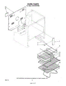08 - Oven parts for Whirlpool Range RF316PXPW0 / from AppliancePartsPros.com