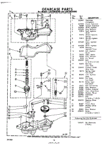 10 - Gear Case parts for Whirlpool Washer LA6705XKW0 / from AppliancePartsPros.com