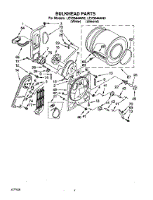 03 - Section parts for Whirlpool Dryer LEV5644AN0 / from AppliancePartsPros.com