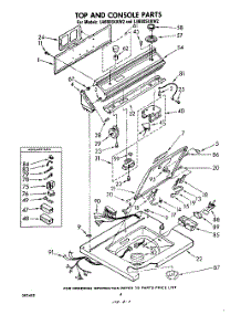 04 - Top And Console parts for Whirlpool Washer LA6800XKW2 / from AppliancePartsPros.com