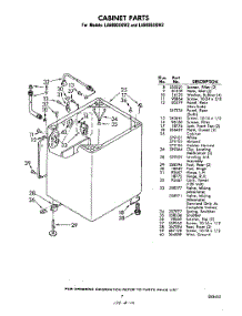 07 - Cabinet parts for Whirlpool Washer LA6800XKW2 / from AppliancePartsPros.com