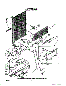 07 - Unit parts for Whirlpool Refrigerator RT18AKXXL00 / from AppliancePartsPros.com