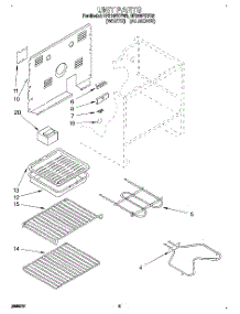 04 - Unit parts for Whirlpool Range RF316PXYN2 / from AppliancePartsPros.com