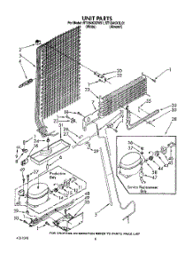 07 - Unit parts for Whirlpool Refrigerator RT18AKXXL01 / from AppliancePartsPros.com