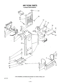 08 - Air Flow parts for Kitchenaid Refrigerator KSRF22DSALY0 / from AppliancePartsPros.com