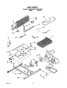 06 - Unit parts for Whirlpool Refrigerator TT20AKXZN00 / from AppliancePartsPros.com