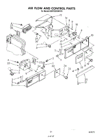 12 - Air Flow And Control , Literature parts for Kitchenaid Refrigerator KSRF22DSTOY0 / from AppliancePartsPros.com